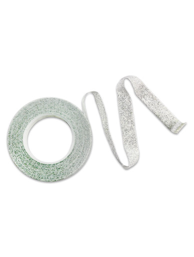 White Sparkle Florist Tape